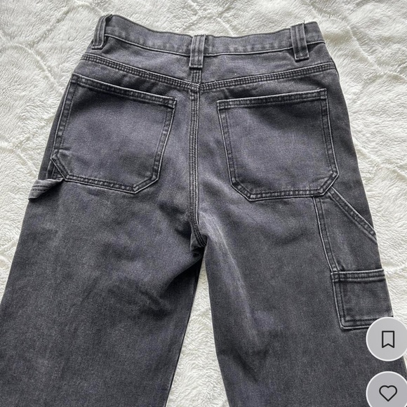 Brandy Melville/ Black cargo jean/ barely warn/ one size fits all - Picture 1 of 3